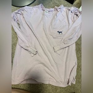 Lot of Victoria secret Pink long sleeve shirts, all size medium